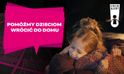 Plakat kampanii informacyjnej T-Mobile Polska i komendy Głównej Policji dot. systemu Child Alert.